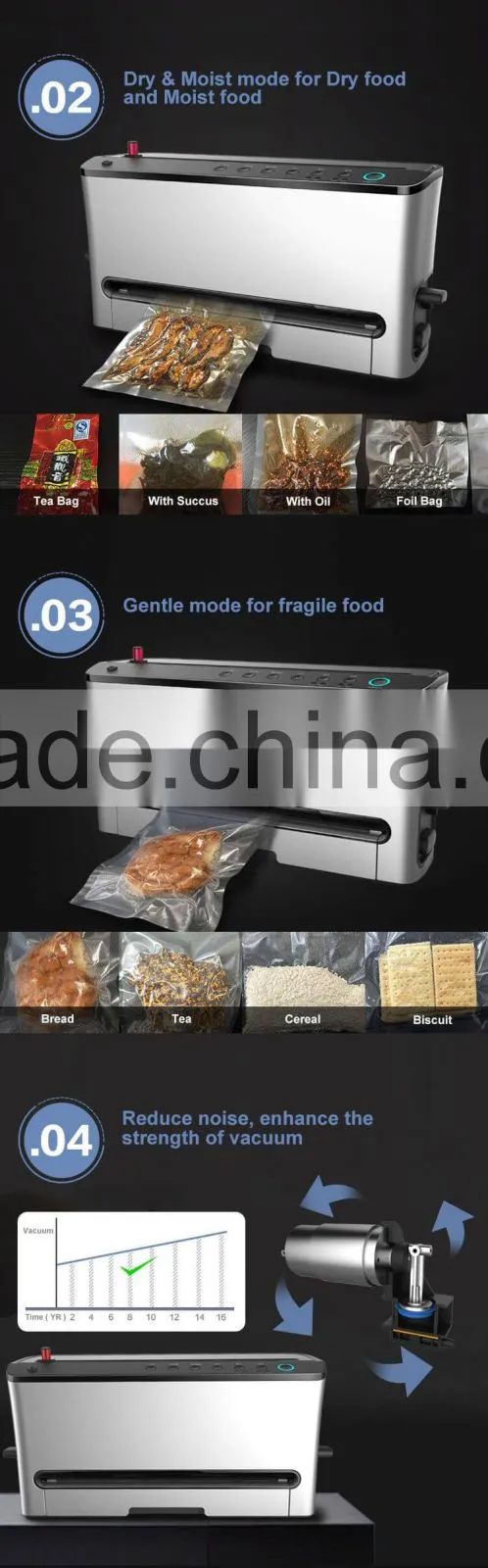 Best Commercial and Household Food Saver Vacuum Packer Sealing Machine