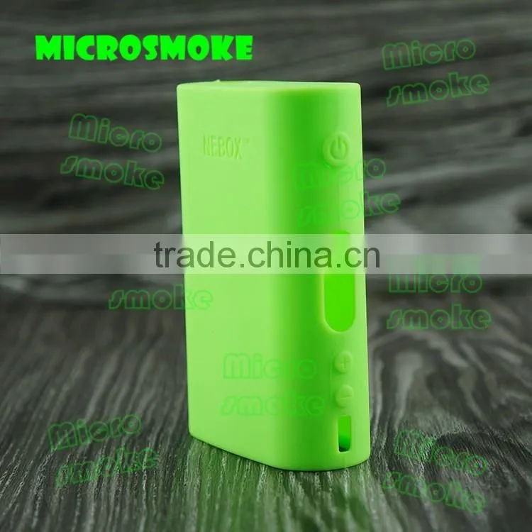 Microsmoke wholesale dust proof silicone cover for nebox starter kit, nebox 60w silicone sleeve, nebox 60w silicone case