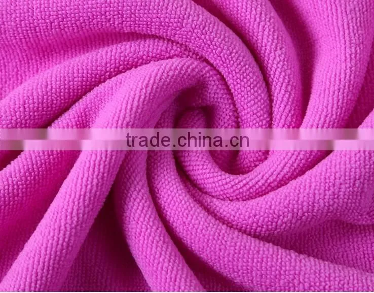 Soft 80% polyester and 20% polyamide microfiber cloth for car and household cleaning