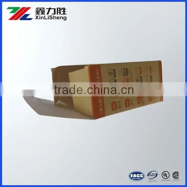 Folding paper box for lamp