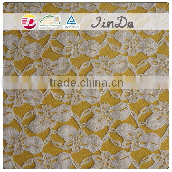 Top quality embroidery wedding lace for sale with nice design