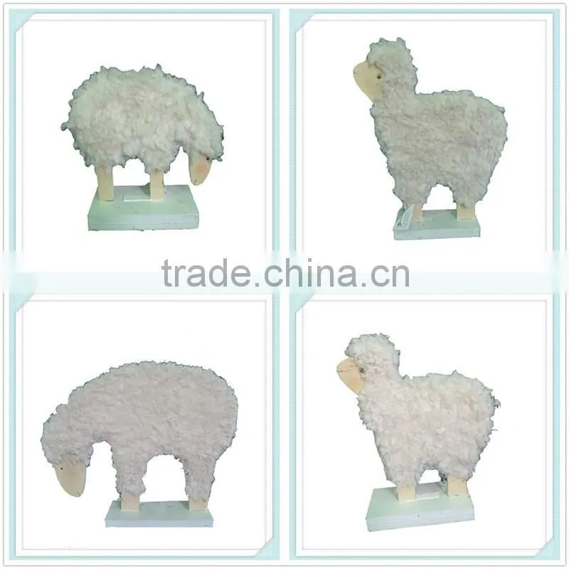 lovely wooden sheep crafts