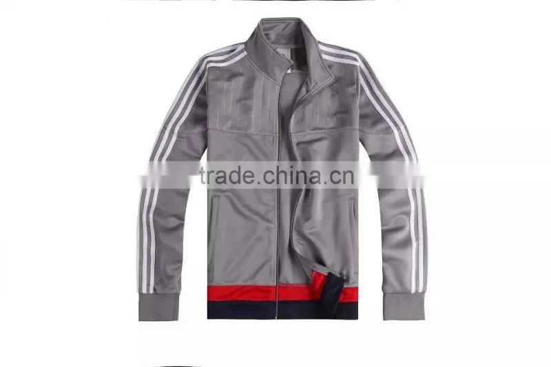 Softshell long gray sports jacket 100polyester softshell jacket long bomber jacket