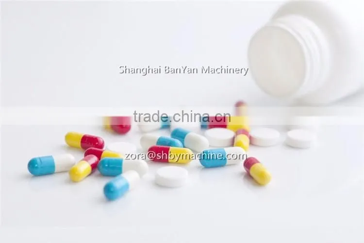 Glass plastic bottle small automatic capsule filling machine, capsule counting machine