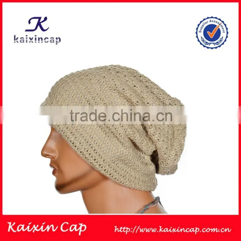 2016 new design popular fashion high quality men winter knitted beanie cap