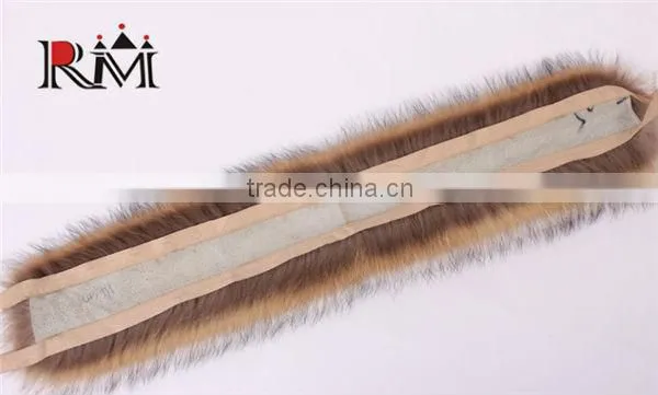 Raccoon dog strip, raccoon dog trim, raccoon dog fur collar