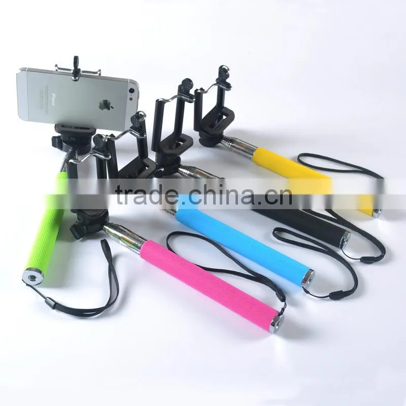 Portable Wireless Bluetooth monopod for cellphone ,remote controller