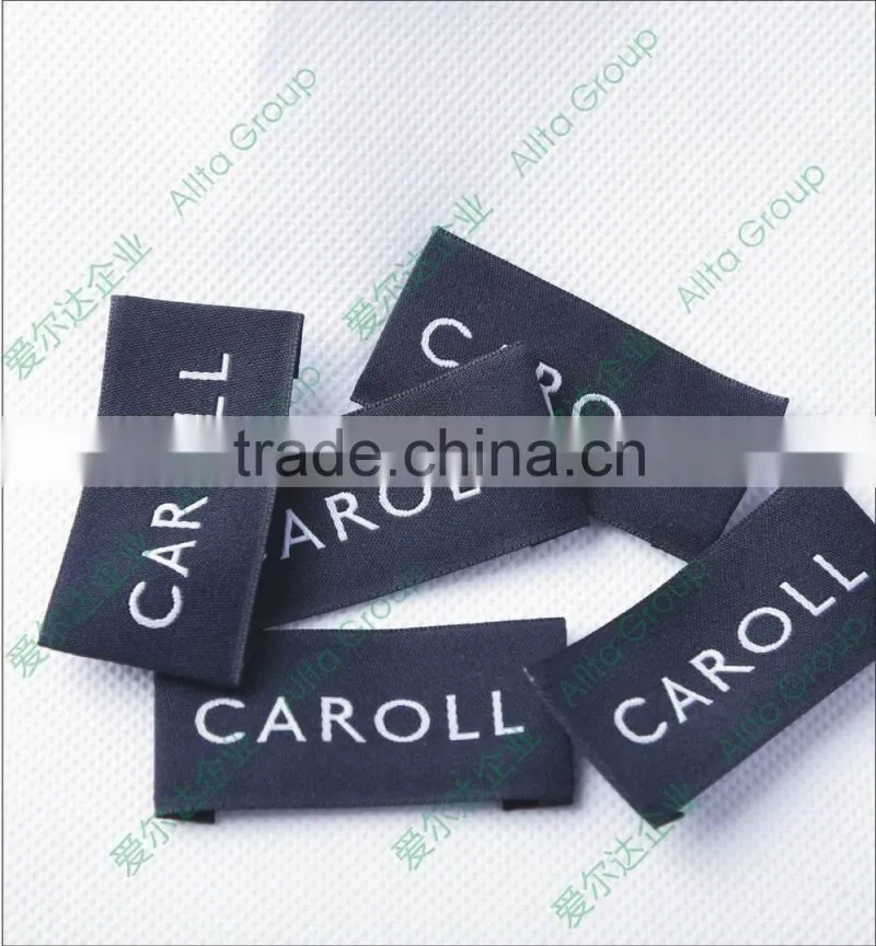 Wholesale custom clothing woven label of high density