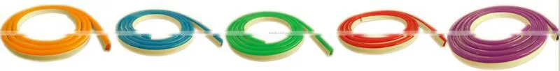 Blue Jacket Decoration Flexible LED Neon thin rope light