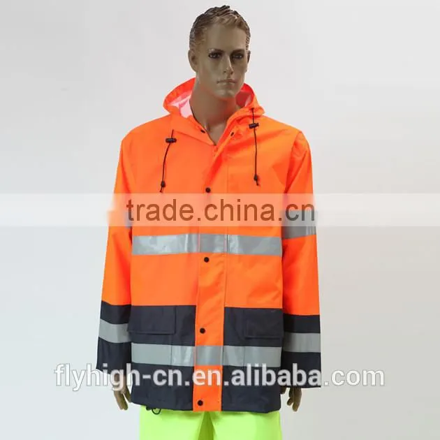 Factory Price Custom Waterproof Safety Raincoat