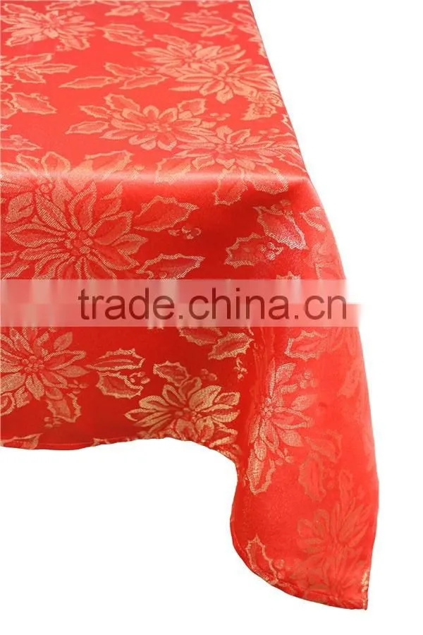 Hot Sale Polyester Fanshion Design Table Cloth Wedding