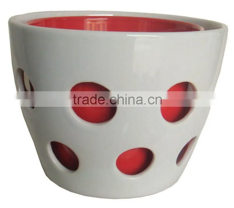 multi color dolomite best sell pot for home decorative