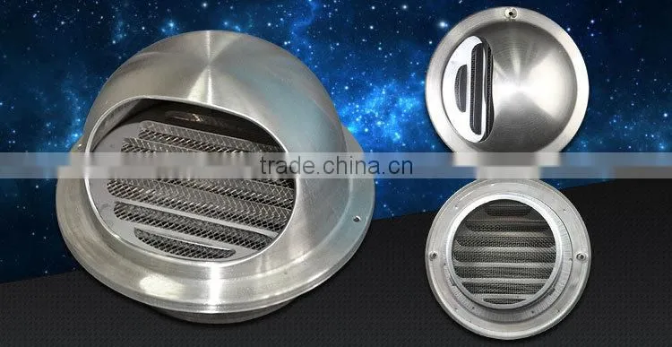 Hvac waterproof stainless steel vent cowl