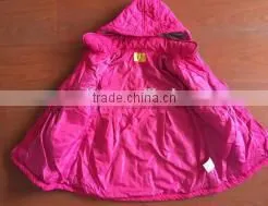 2015 fashion girl's jacket with hood colorful jacket for kids