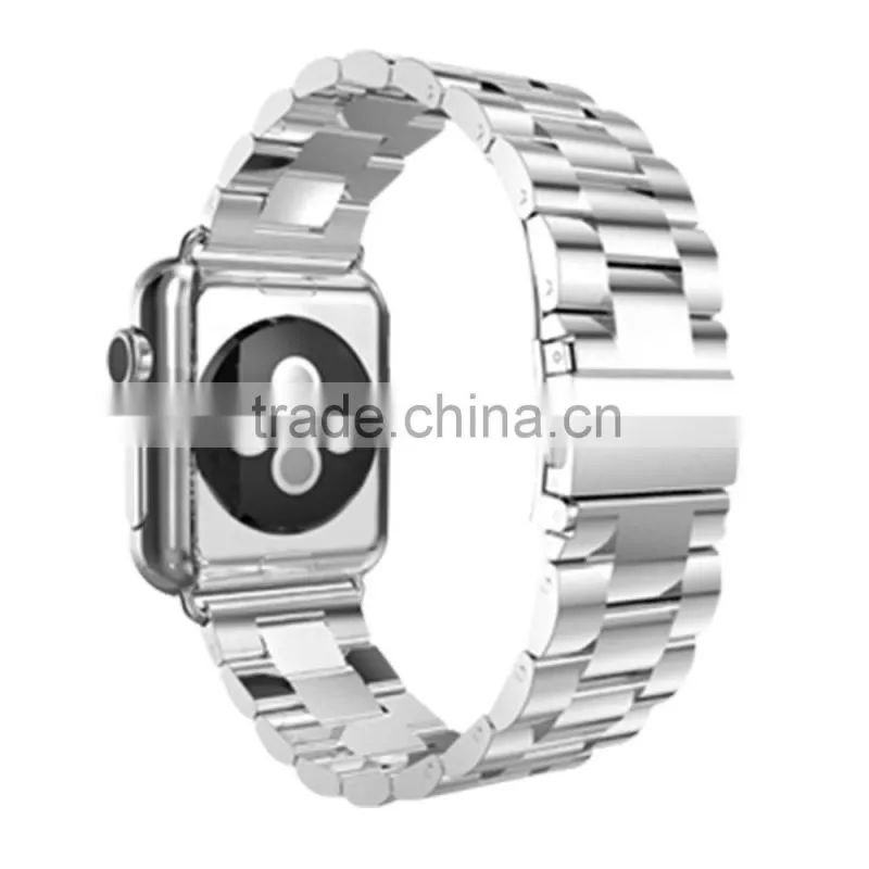 Stainless Steel Mental Replacement Strap Wrist Band Classic Polishing For Apple iWatch