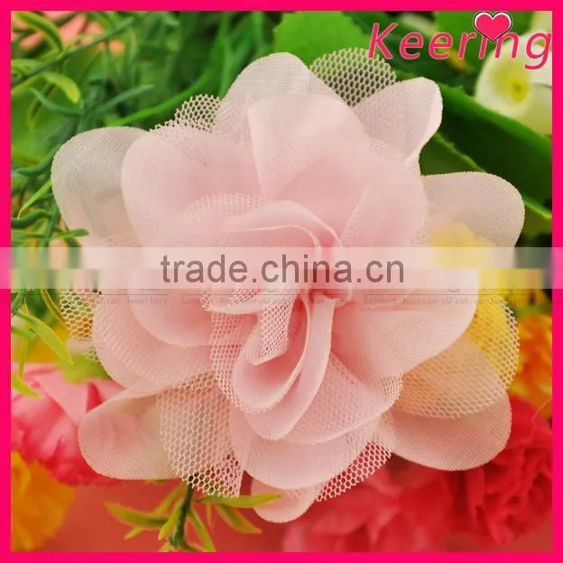 cheap wholesale artificial chiffon flower making decoration WBF-100