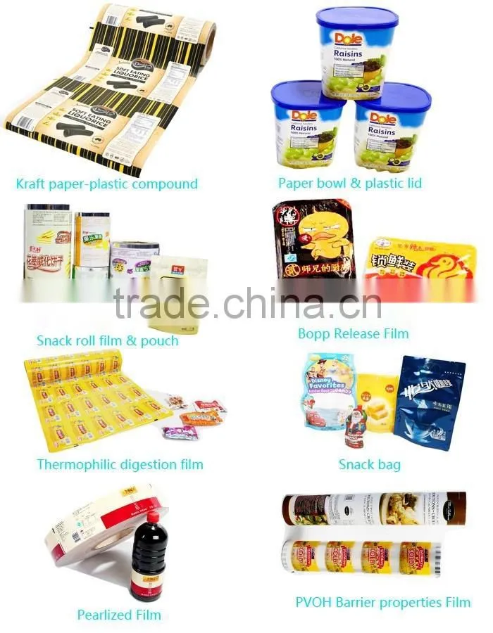 laminated heat seal snack bar packaging bag,plastic bag for food