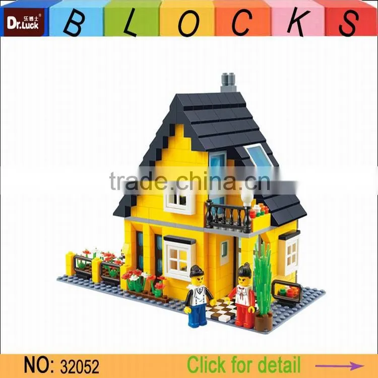 Plastic kid building block set Military Block toy