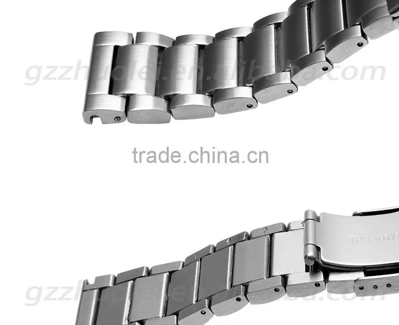 24|26|28mm high quality imported stainless steel watch bracelet Wholesale 3PCS