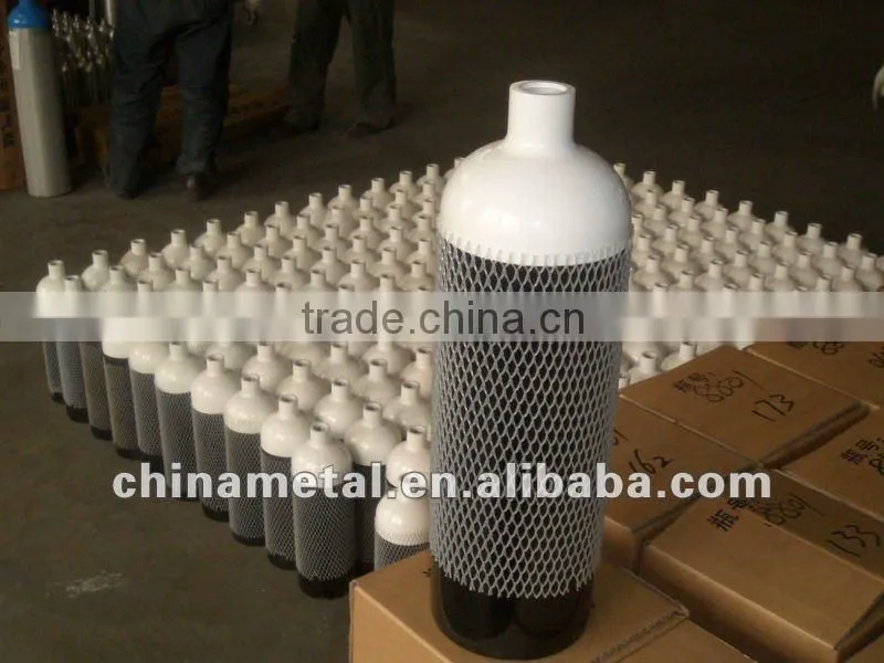 Industrial specialty gas aluminum cylinder