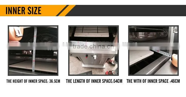 small size gas oven for pizza and bbq