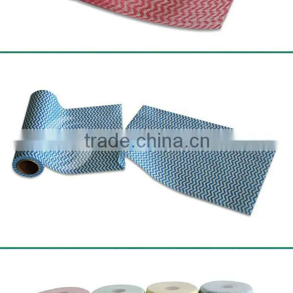 Red Nonwoven Textile Fabric