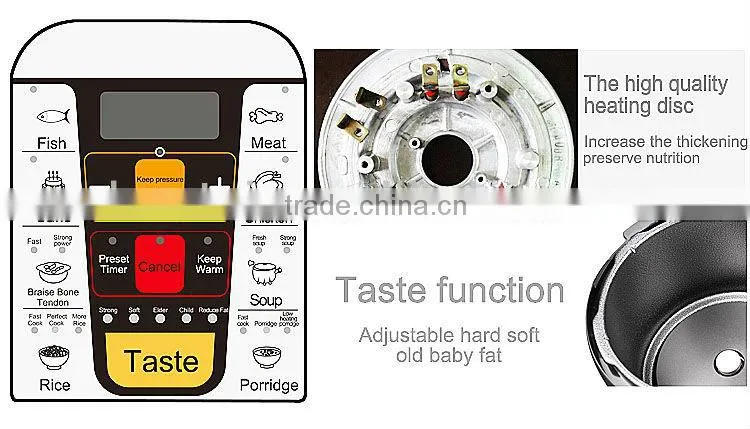 computer panel pressure cooker