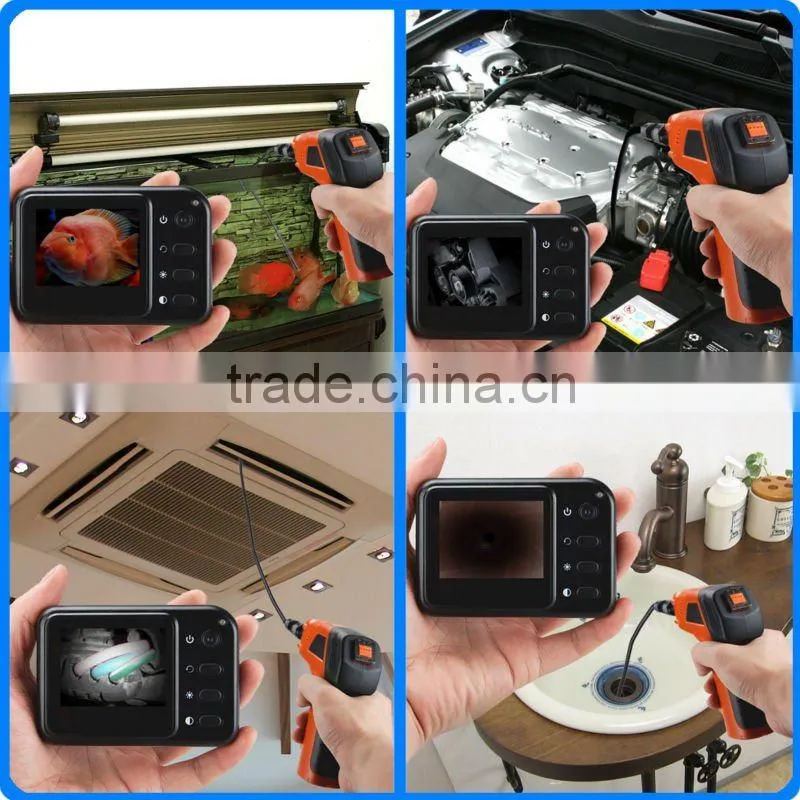 2.4" LCD Wireless Rotate LED Inspection Camera Endoscope Borescope