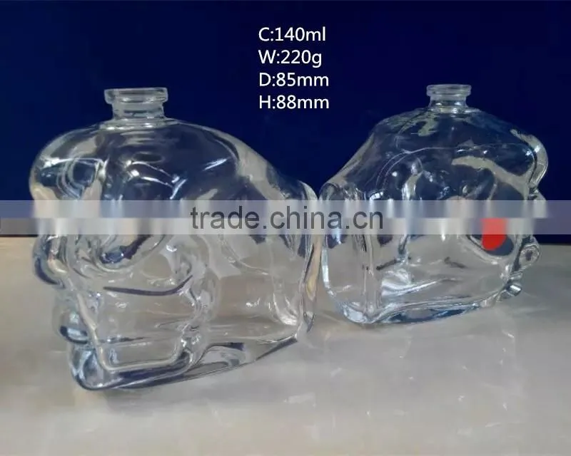 140ml man fist perfume glass bottle