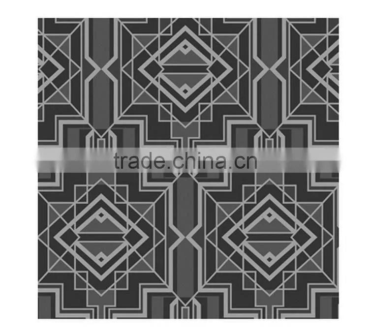 2016 printing pvc wallpaper, grape purple retro geometric wall decor for kitchen , home accent wall covering online