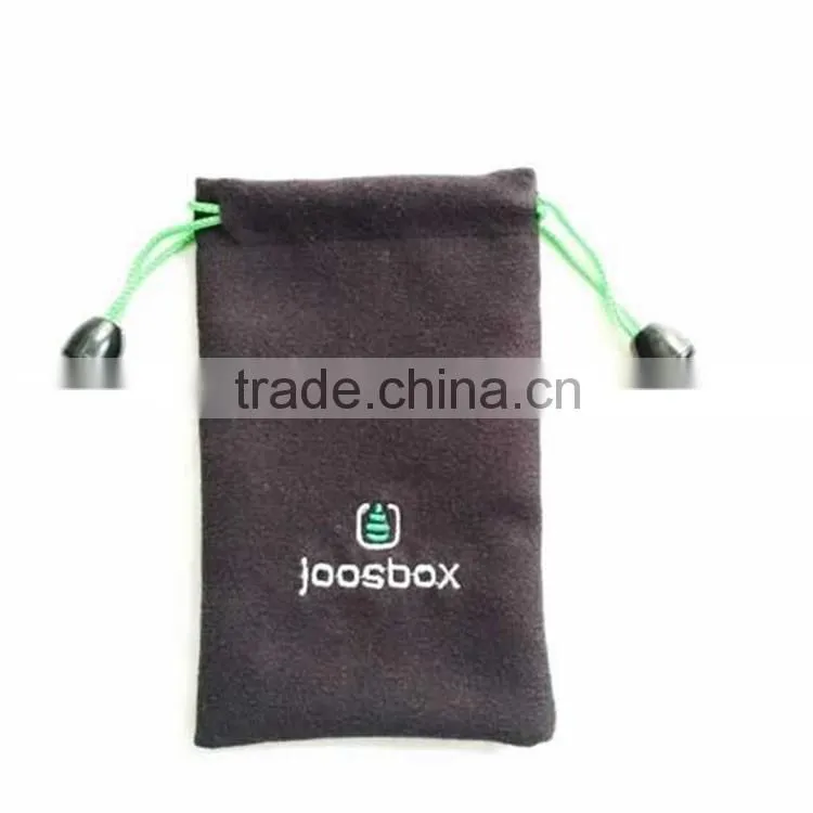 Velvet Watch Bag With Snap Closure logo 12mm*17mm