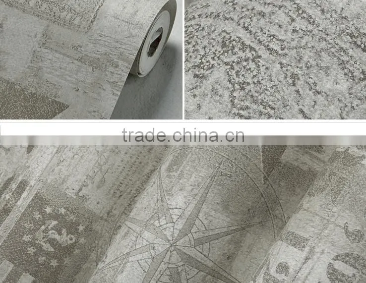 fabric wallpaper leaf design waterproof wallpaper