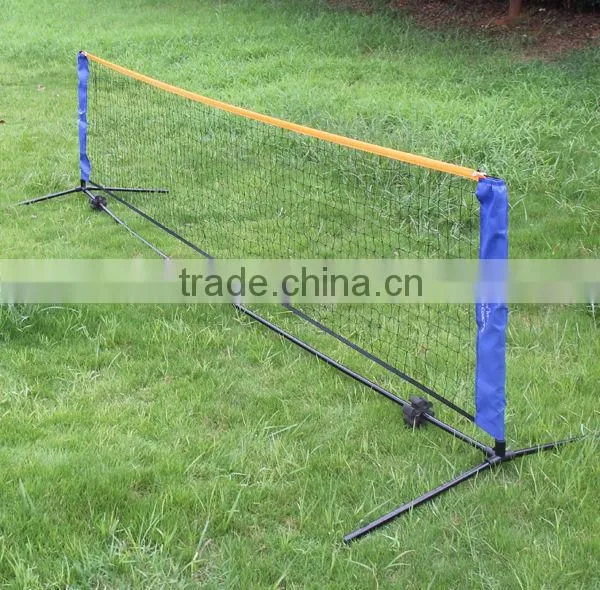 Portable and Foldable Tennis Net Set with tennis net and tennis poles