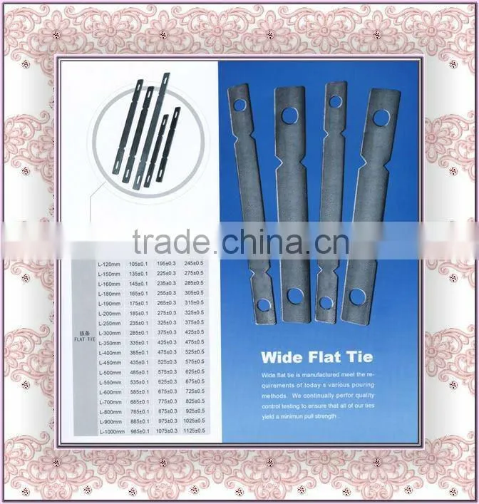 anti-rust korean used x -flat tie flat pin formwork