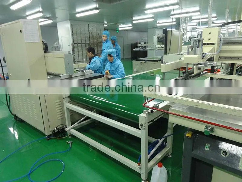 Silk screen printing light guide panel plate