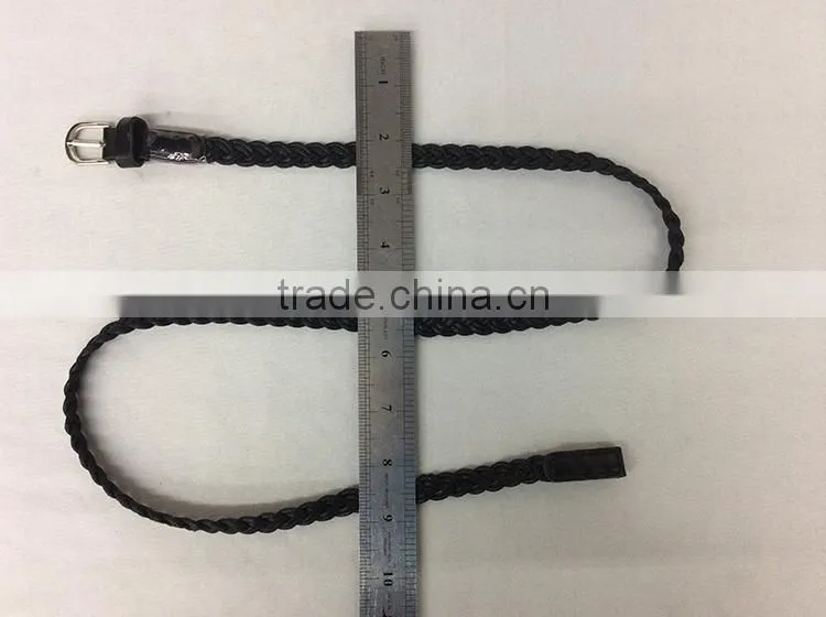 Waxed Cotton String Knitted Belt Women Elastic Belt