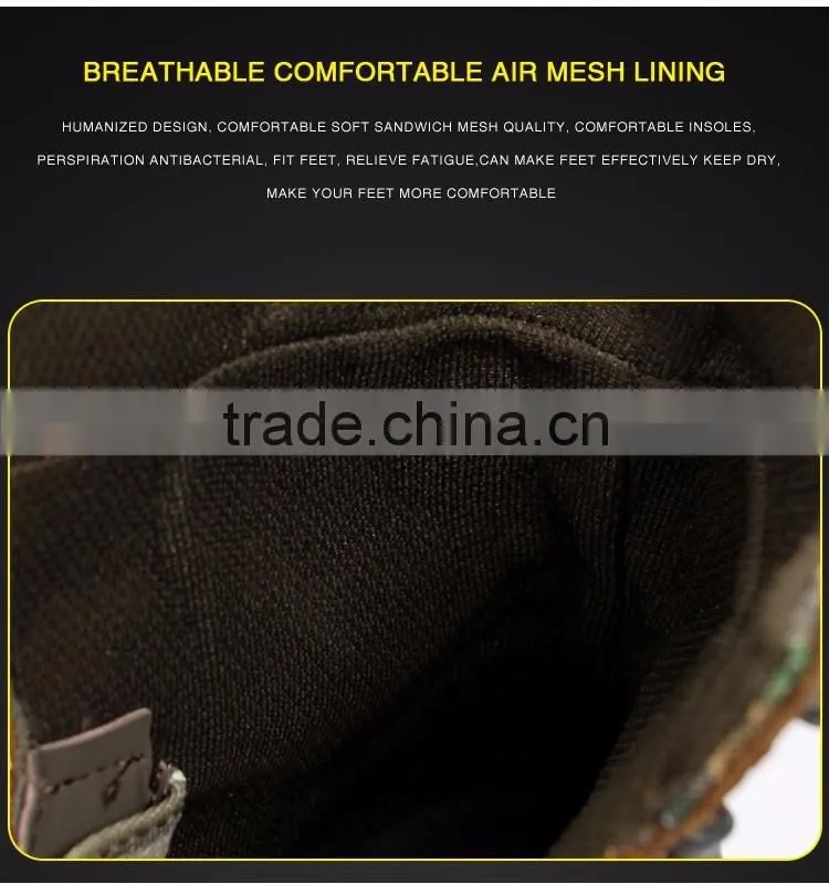 Factory high quality genuine leather protective work shoes