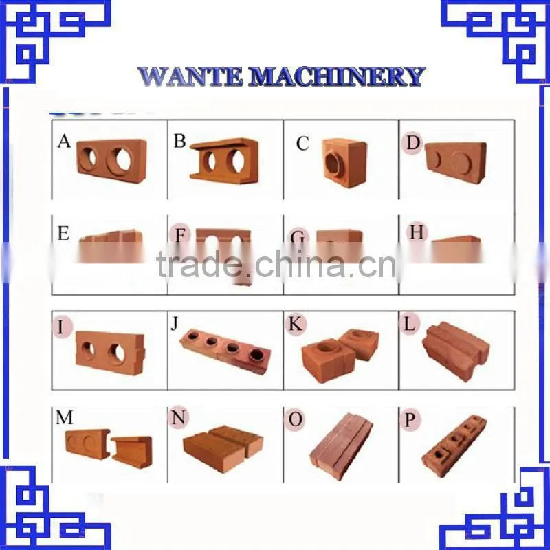 WT2-10 ECO brazil Clay and cement block making machine