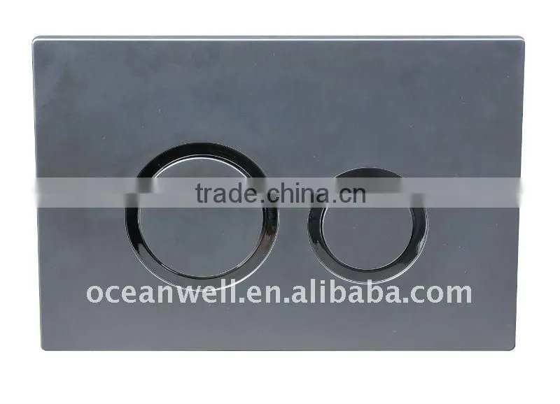 Dual flush push button for concealed water storage tank