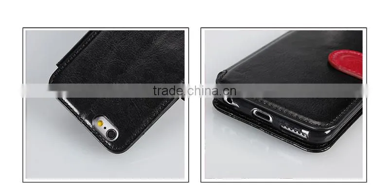mobile phone leather case for apple iphone 6