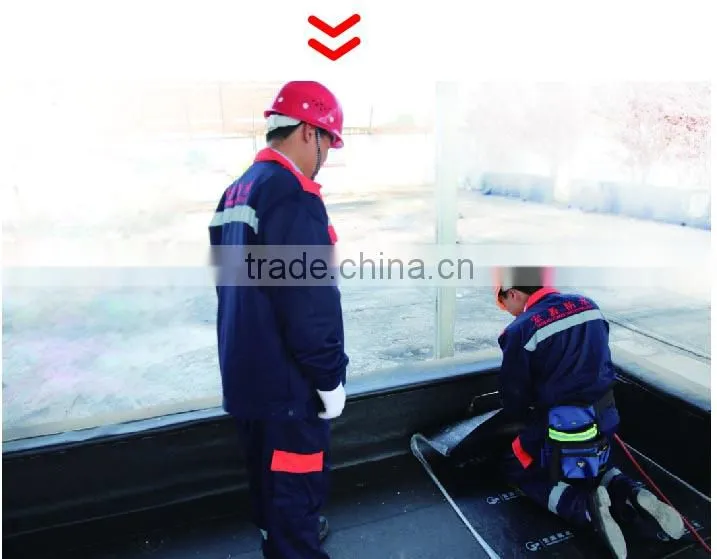 Rapid response glue and imported Cross Laminated film self adhesive waterproof membrane