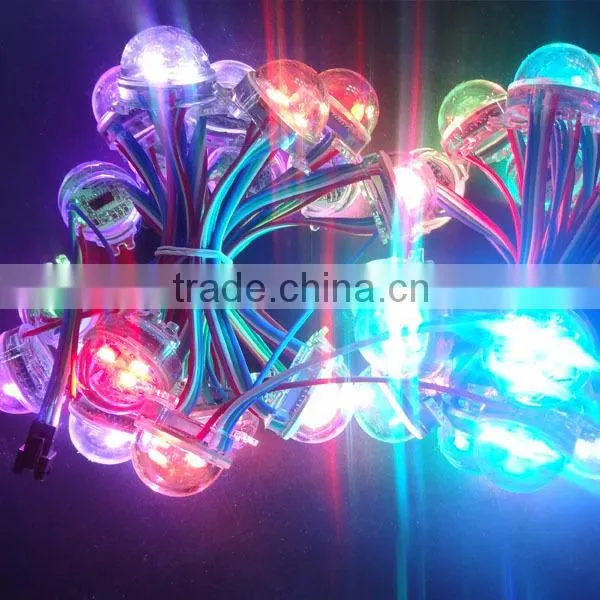 ws2801 led modules waterproof IP67 DC 12V Led pixel modules Diameter 30mm led modules