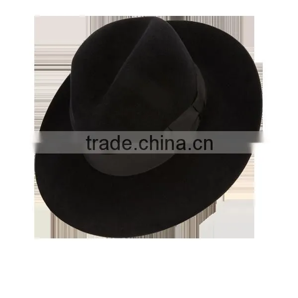 Traditional Wool Felt Fedora Hat
