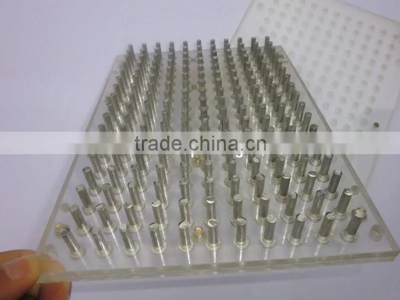 187 holes manual capsule filling machine + tamping tool size 00# capsule plastic sheet