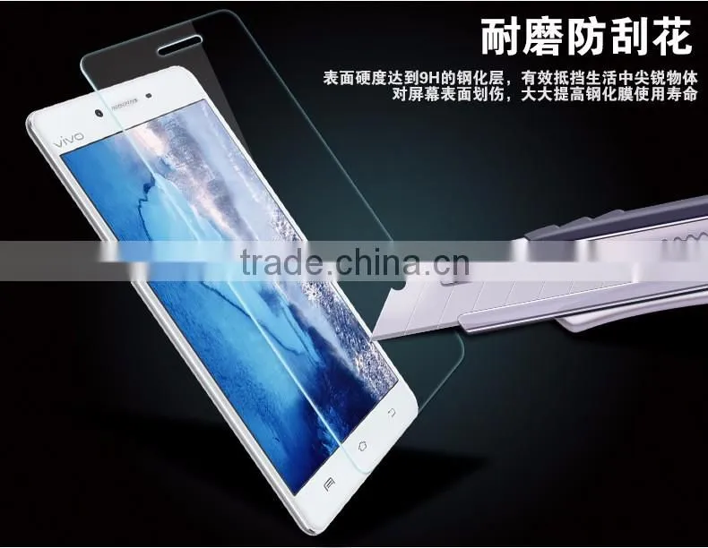 Anti Bluelight Colored 9H Tempered Glass Full Cover Screen Protector For Vivo X5L