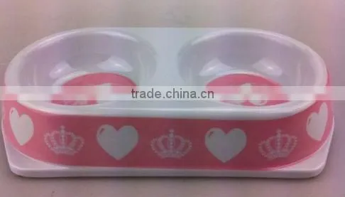 Melamine bowl for pet with new design, dog bowl