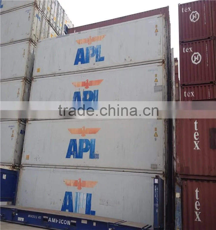 40feet used Reefer Container with Carrier refrigerator for sale
