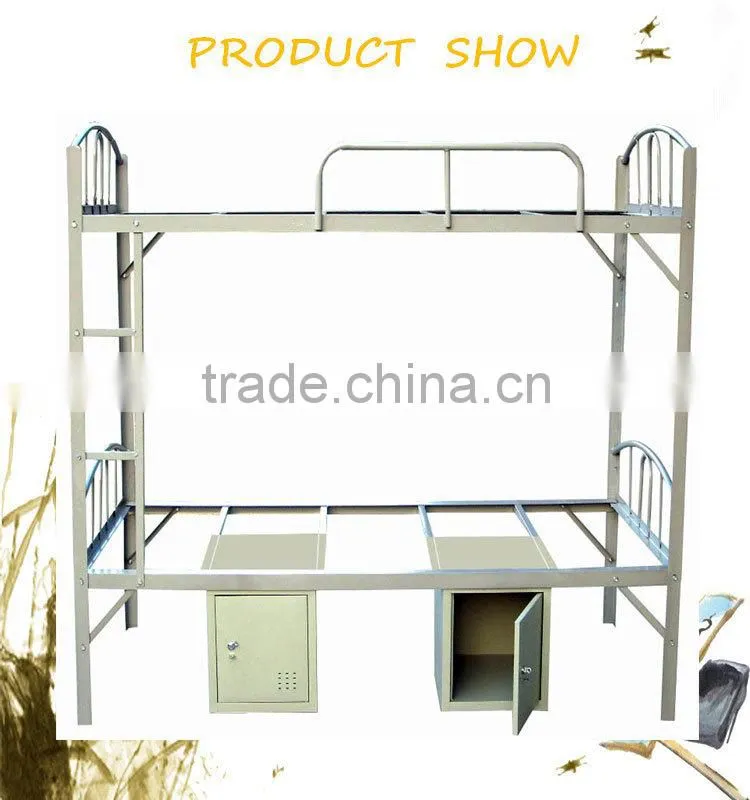 High Quality ordinary divided metal bunk bed with cheap price China supplier steel bunk bed new design metal bunk bed prices