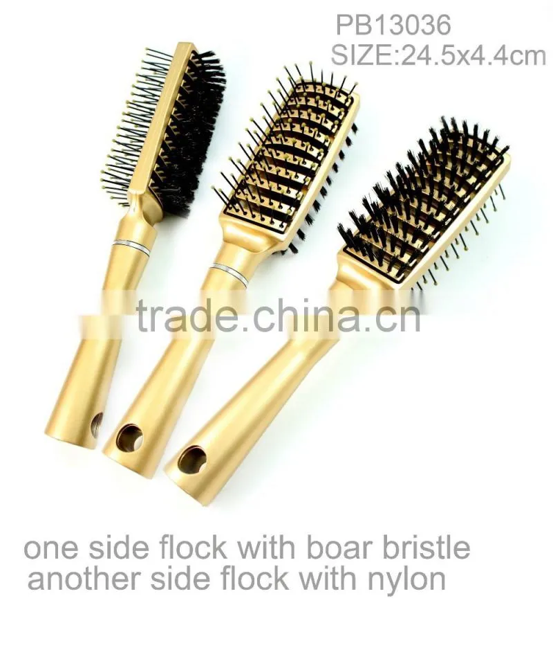 wooden hair brush for salon products