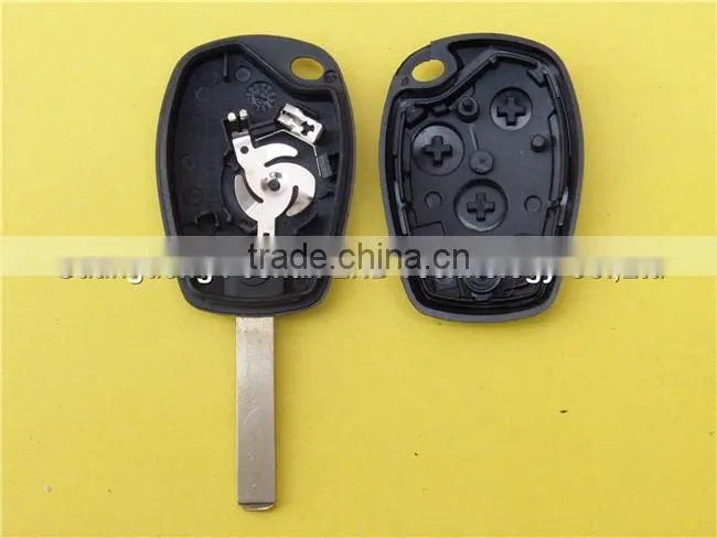 Plastic Remote Key Shell fit for 3B Renault Modus Master Twingo Key Blank Case Fob with Blade VA2and Logo